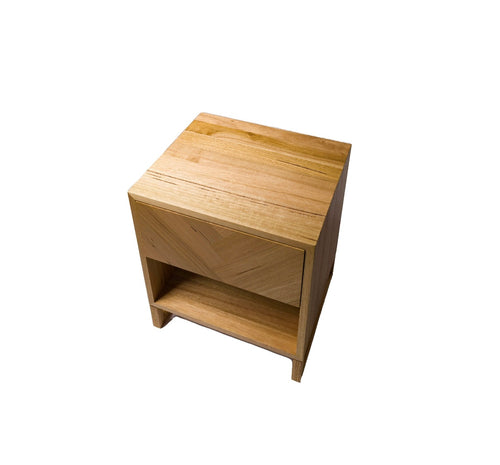 Herringbone bedside table