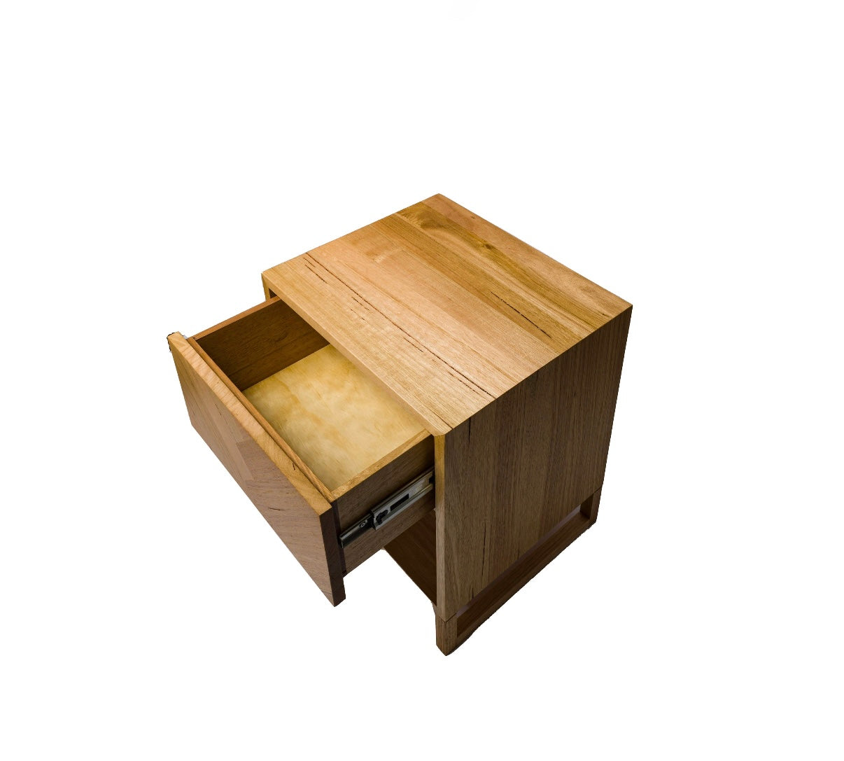 Herringbone bedside table