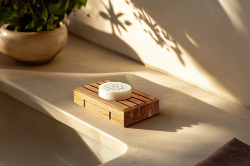 Bathroom accessory soap holder